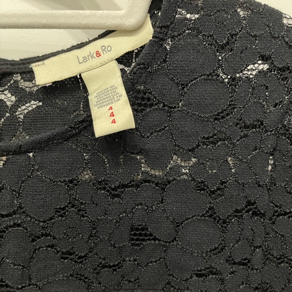 Lark & Ro Womens Half Sleeve Crewneck Fit and Flare Dress - Picture 6 of 11